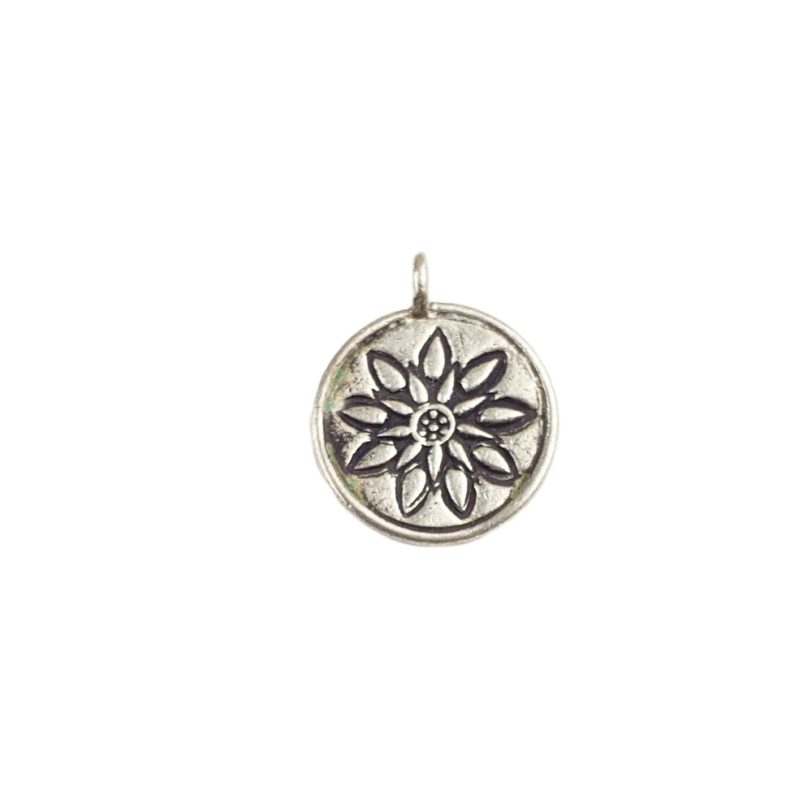 Mandala Coin Charm